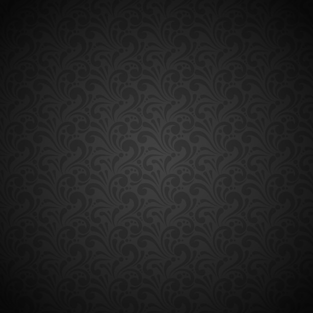 Luxury and elegant black seamless pattern 