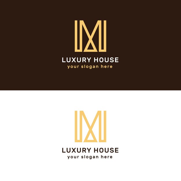 Luxury and elegant real estate logotypes