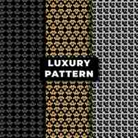 Free vector luxury ethnic seamless pattern