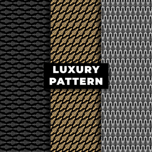 Free vector luxury ethnic seamless pattern