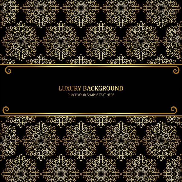 Luxury floral background