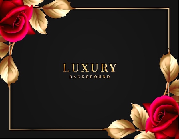 Luxury floral  background