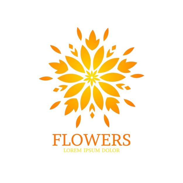 luxury floral perfume logo collection