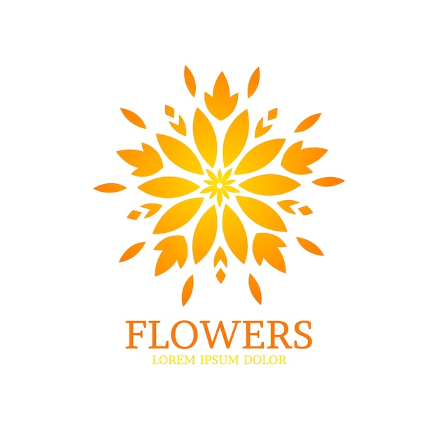 Free vector luxury floral perfume logo collection