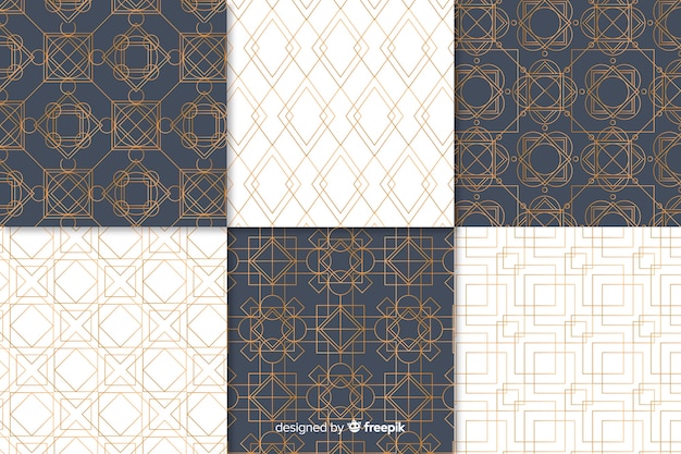 Luxury geometric pattern collection
