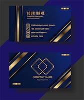 Luxury gold busines card