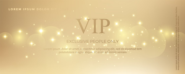 Luxury golden invitation card template Premium Vector