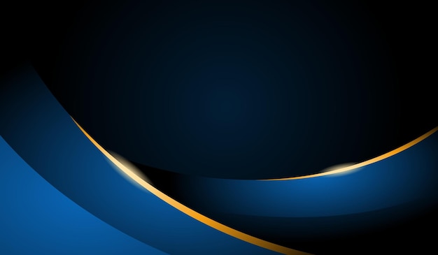 Free vector luxury gradient background 3d abstract modern blue dark