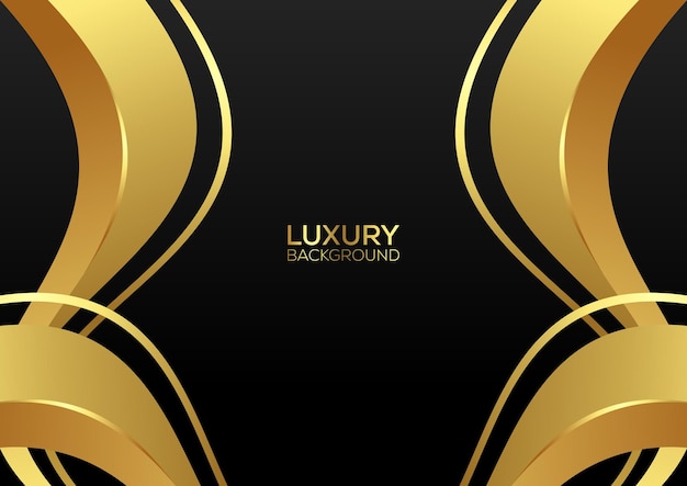 Free vector luxury gradient background abstract design