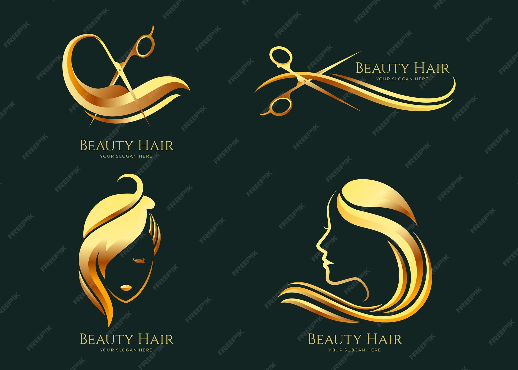 efectivo-reorganizar-codicioso-beauty-salon-logo-ideas-bandido-ir-nico