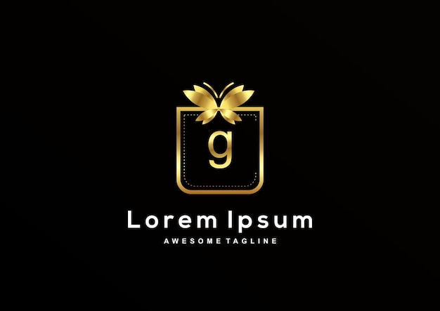 Luxury letter g logo design collection