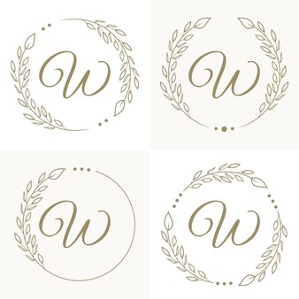 手紙w X Y Zゴールドの高級ロゴデザイン プレミアムベクター 手紙w X Y Zゴールドの高級ロゴデザイン プレミアムベクター