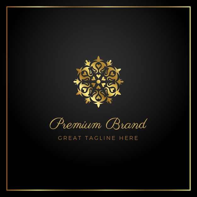 Free vector luxury logo design template