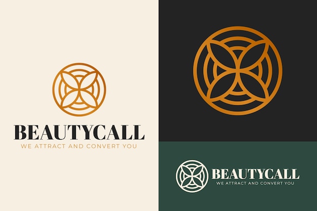 Luxury logo design template