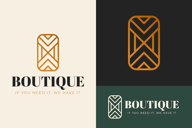 Luxury logo design template