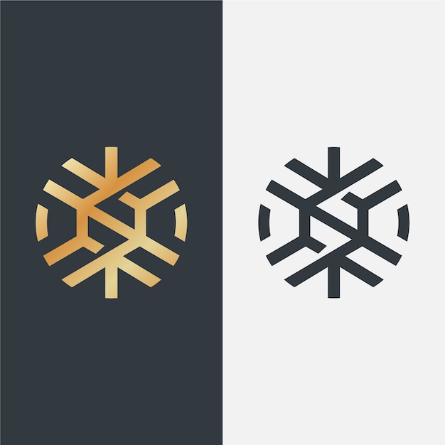 Luxury logo in two versions