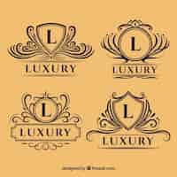 Free vector luxury logotype template