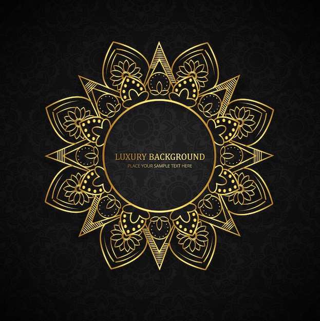 Luxury mandala background