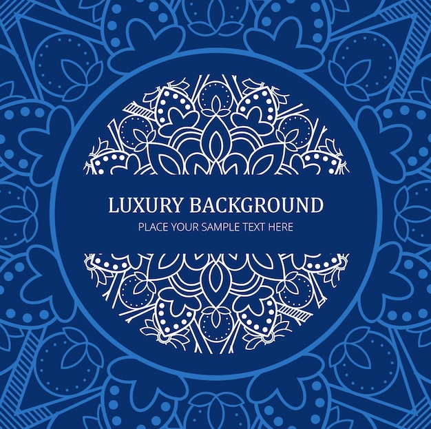 Luxury mandala background