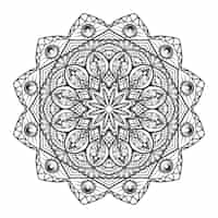 Free vector luxury mandala background