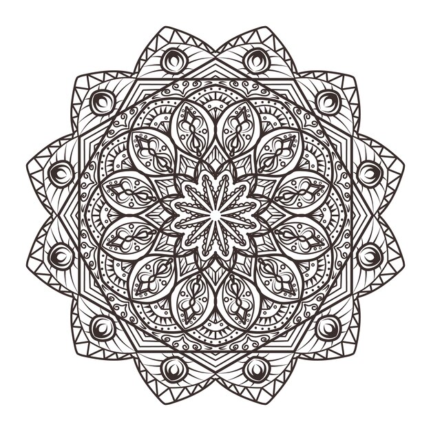 Luxury mandala background