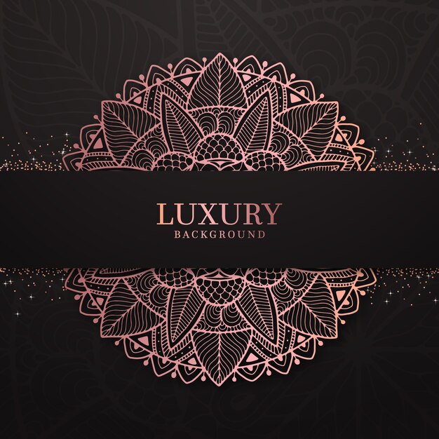 Luxury mandala background