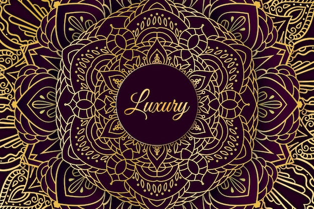 Luxury mandala background