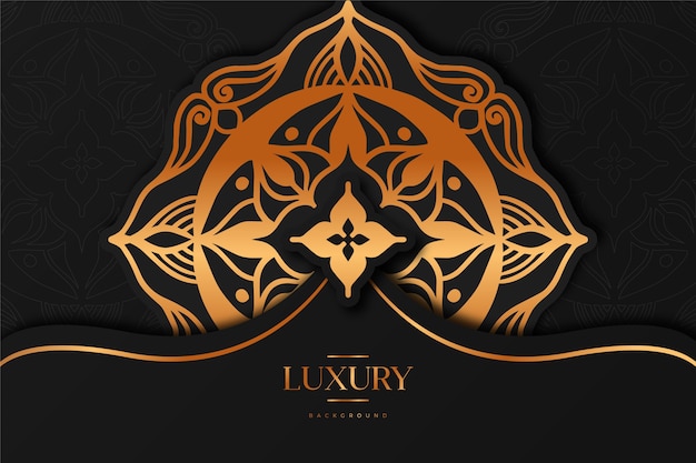 Free vector luxury mandala background