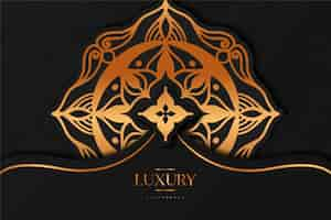 Free vector luxury mandala background