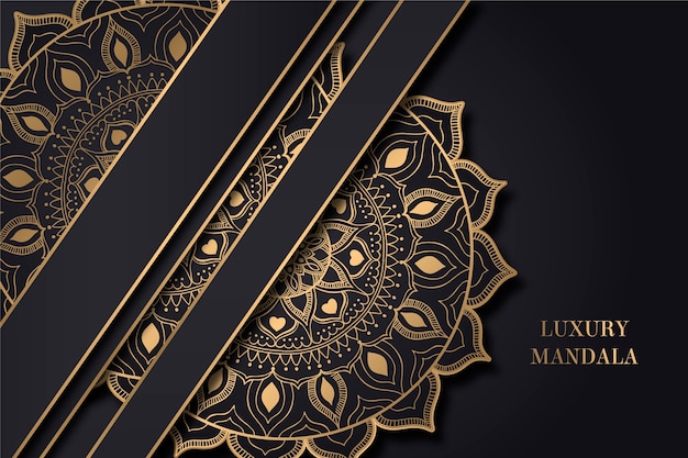 Free vector luxury mandala background