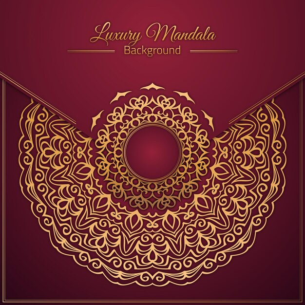 Luxury mandala background