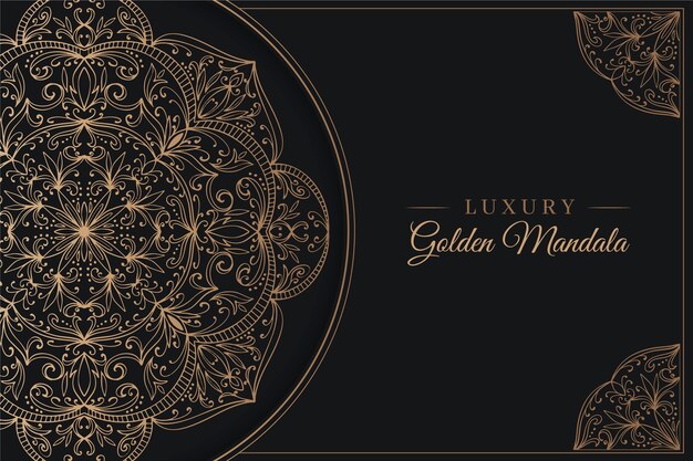 Luxury mandala background