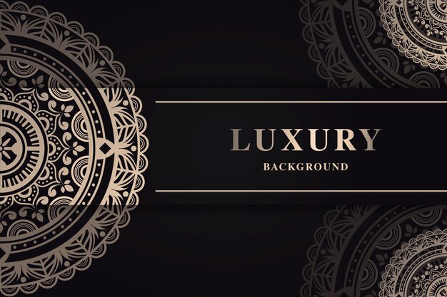 Luxury mandala wallpaper concept