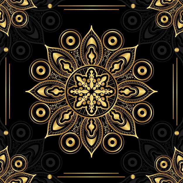 Luxury mandala wallpaper