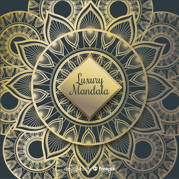 Free vector luxury mandala