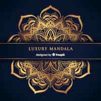 Free vector luxury mandala