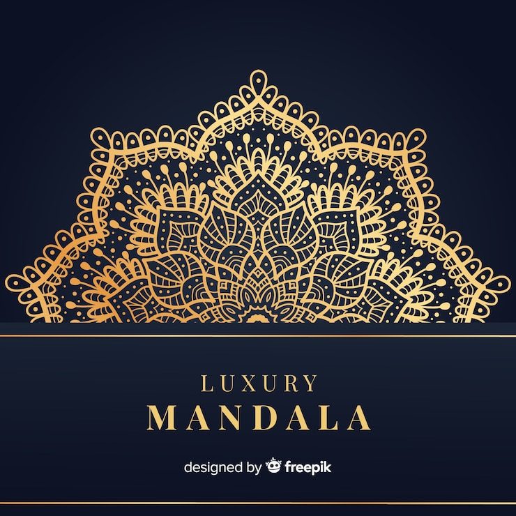 Free Vector luxury mandala