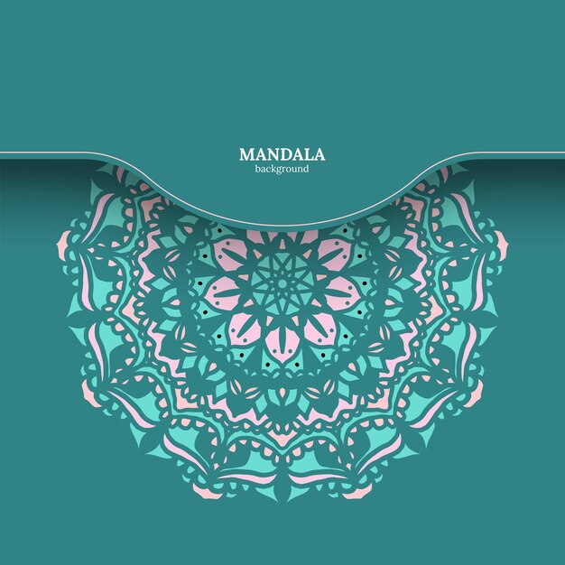 Luxury ornamental mandala design background