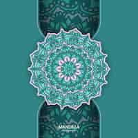 Free vector luxury ornamental mandala design background