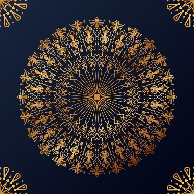 Luxury ornamental mandala design background