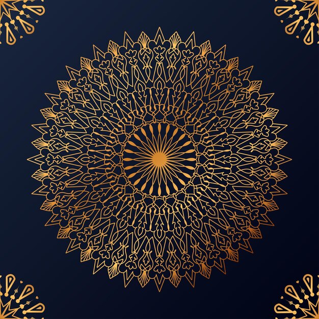 Luxury ornamental mandala design background