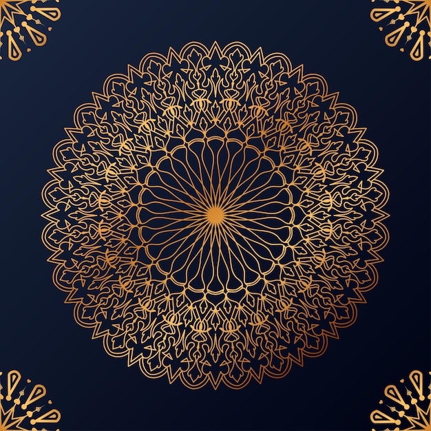 Luxury ornamental mandala design background