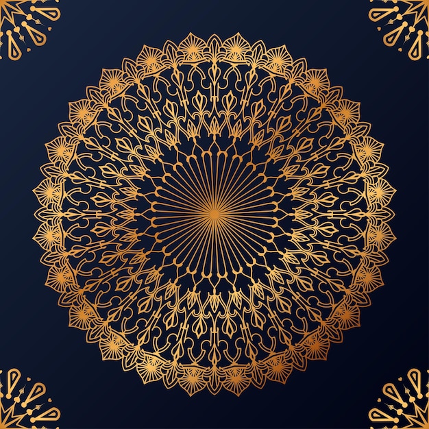 Free vector luxury ornamental mandala design background