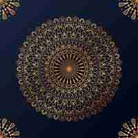 Free vector luxury ornamental mandala design background