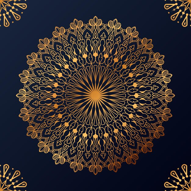 luxury ornamental mandala design background