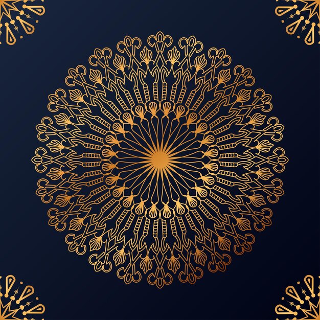 Luxury ornamental mandala design background