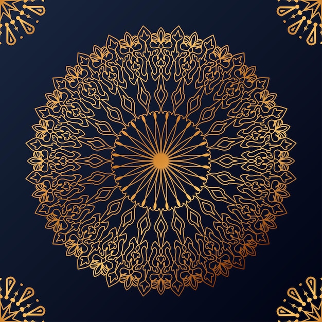 Luxury ornamental mandala design background