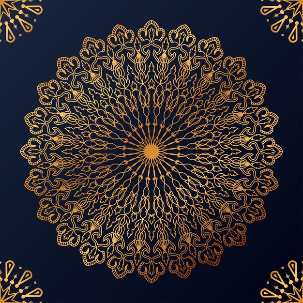 Luxury ornamental mandala design background