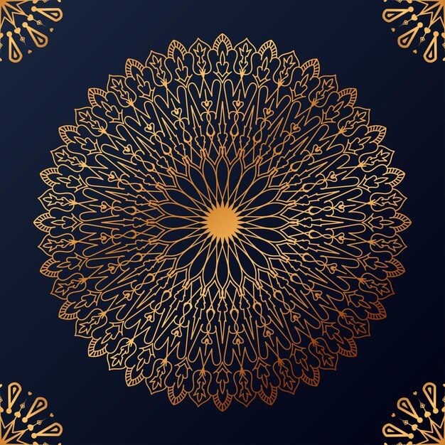 luxury ornamental mandala design background