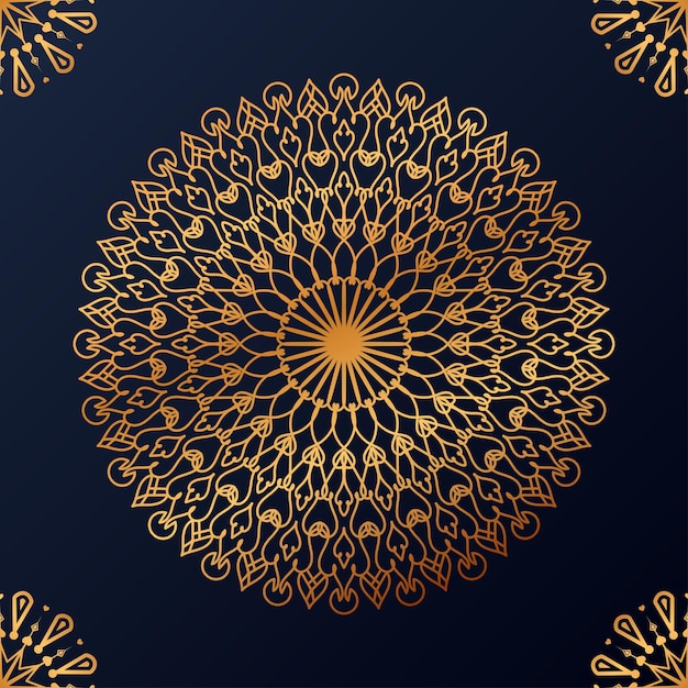 Luxury ornamental mandala design background